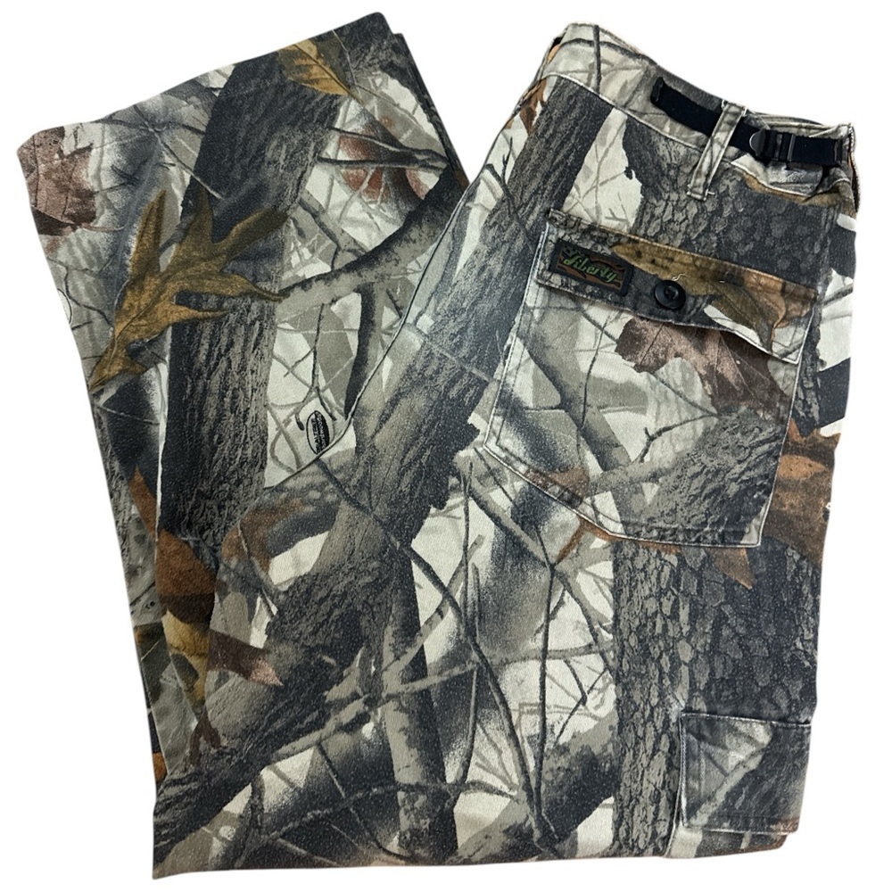 Vintage Liberty Camouflage Camo Cargo Pants Men’s‎ Size Medium Baggy Cargo Skate